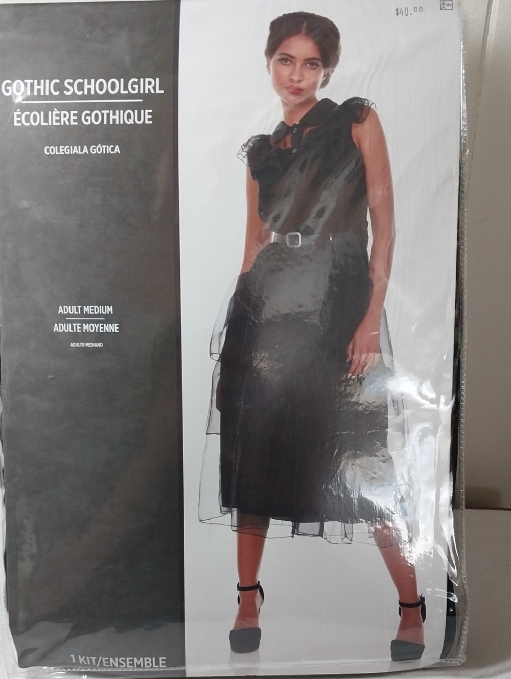 Gothic Schoolgirl Costume Adult Medium NEW